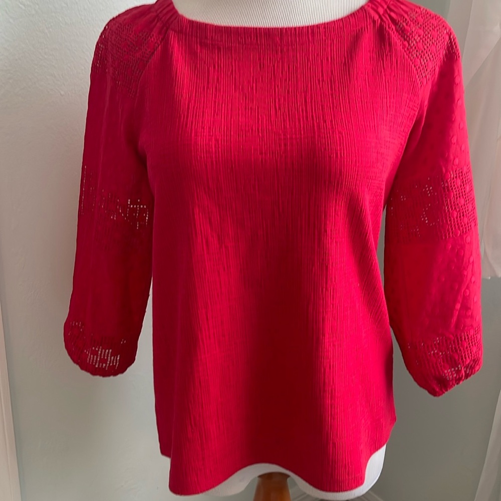 Talbots – ladies red top